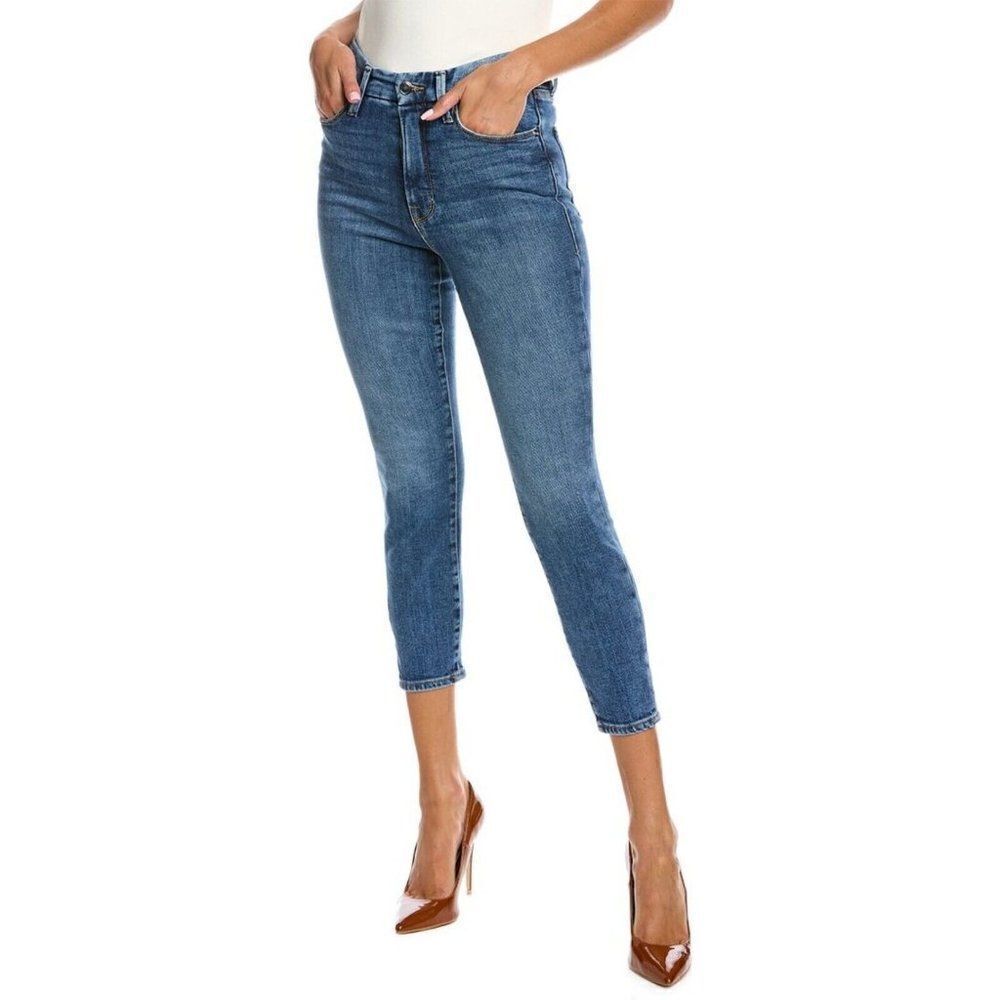 GOOD AMERICAN Size 4/27 - Good Waist High Rise Crop Skinny Jeans‎